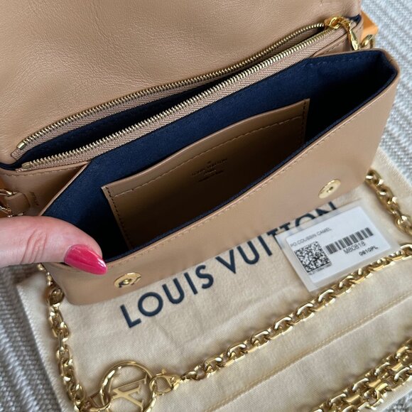 Louis Vuitton Camel Pochette Coussin Shoulder Bag - Picture 3 of 12